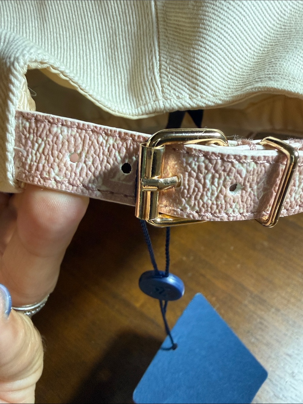 LV Denim Flower Cap - Picture 3 of 5